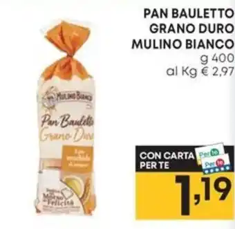 Pam PAN BAULETTO GRANO DURO MULINO BIANCO g 400 offerta