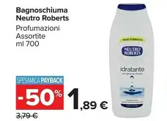 Carrefour Market Neutro Roberts Bagnoschiuma Idratante offerta