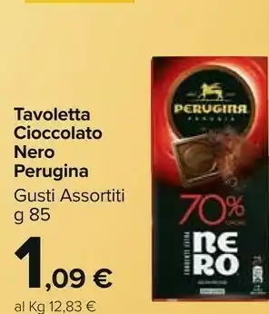 Carrefour Market Perugina 85% Cacao Fondente Extra Nero 85 G(ml) offerta