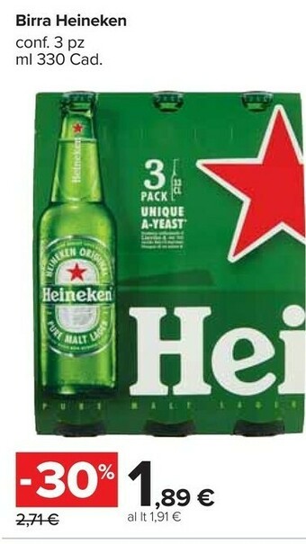 Carrefour Market Heineken Birra offerta