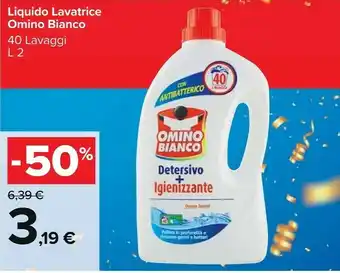 Carrefour Market Omino Bianco Liquido Lavatrice offerta