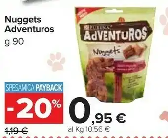 Carrefour Market Purina Nuggets Adventuros offerta