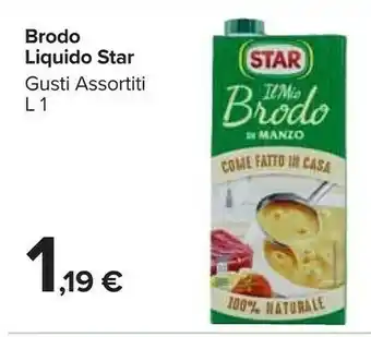 Carrefour Market Star Brodo Liquido offerta