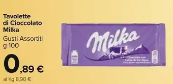 Carrefour Market Milka Tavolette Di Cioccolato offerta