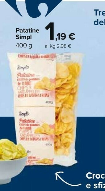 Carrefour Market Simpl Patatine offerta