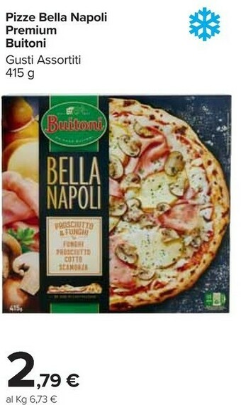 Carrefour Market Buitoni Pizze Bella Napoli Premium offerta