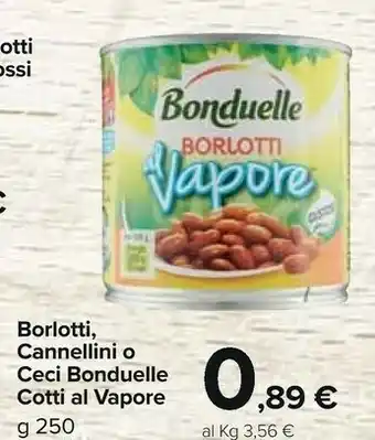 Carrefour Market Bonduelle Borlotti Al Vapore 250 G(ml) offerta