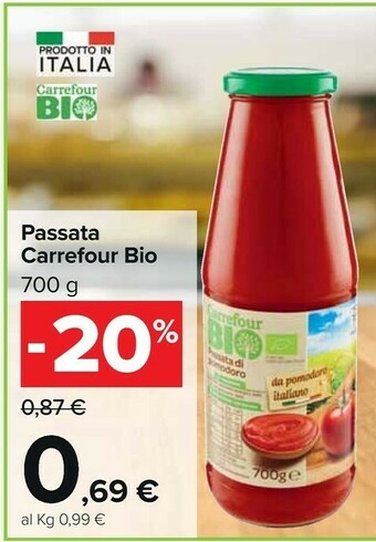 Carrefour - Passata Classica Pomodoro Coltivato In Italia 700 G(ml)
