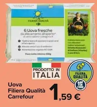 Carrefour Market Carrefour - Uova Filiera Qualita offerta