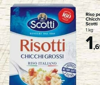 Carrefour Market Scotti Riso Per Risotti Chicchi Grossi offerta