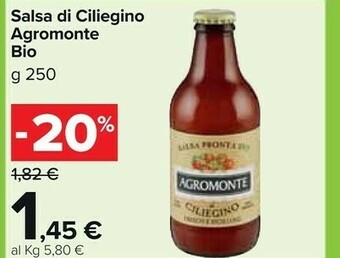 Carrefour Market Agromonte Salsa Di Ciliegino offerta