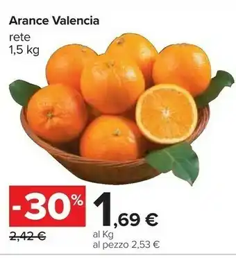 Carrefour Market Arance Valencia offerta