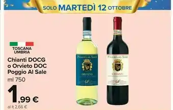 Carrefour Market Poggio Al Sale Chianti DOCG offerta