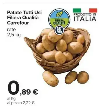 Carrefour Market Carrefour Patate Tutti Usi Filiera Qualità offerta