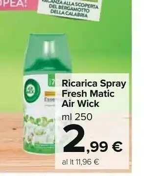 Carrefour Air wick 5949031304235 Interno Spray 250ml Cura Dell'aria offerta
