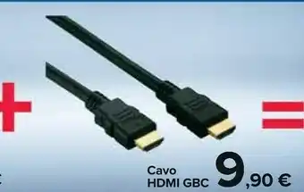 GBC 14.2852.00 Cavo HDMI 2 M HDMI Tipo A (Standard) Nero