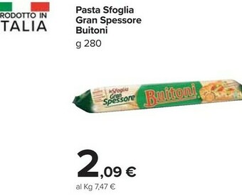 Carrefour Market Buitoni Pasta Sfoglia Gran Spessore offerta