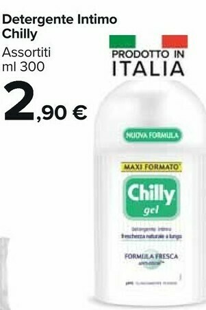 Carrefour Chilly Detergente Intimo 300 Ml offerta