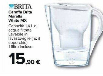 Carrefour Brita Caraffa Marella White Mx offerta