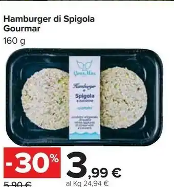 Carrefour Gourmar Hamburger Di Spigola offerta