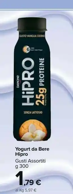 Carrefour Hipro Yogurt Da Bere offerta