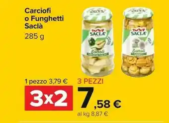 Carrefour Saclà Saclà - Carciofi Grigliati 285 g(ml) offerta