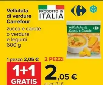 Carrefour Carrefour Vellutata Di Verdure Zucca E Carote O Verdure E Legumi offerta