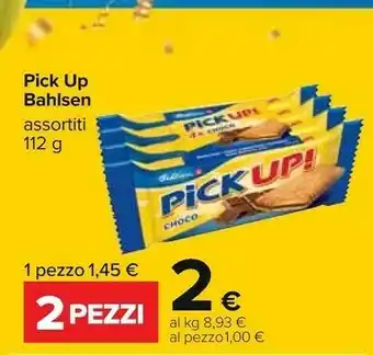 Carrefour Bahlsen Pick Up! Choco 112 G(ml) offerta