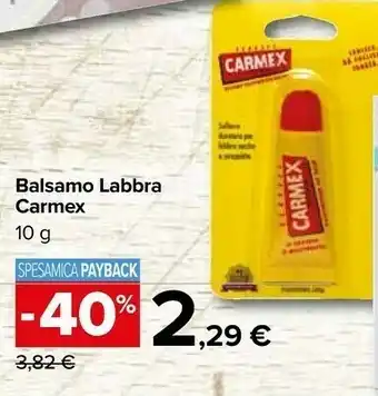 Carrefour Carmex Balsamo Labbra offerta