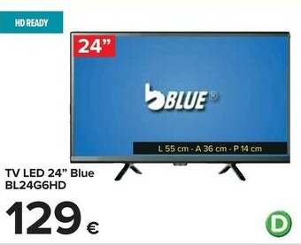 Carrefour Blue Tv Led 24'' BL24G6HD offerta
