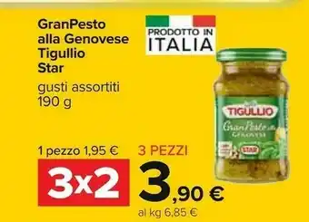 Carrefour Star GranPesto Alla Genovese Tigullio 190 G(ml) offerta