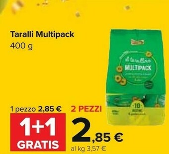 Carrefour Taralli Multipack offerta