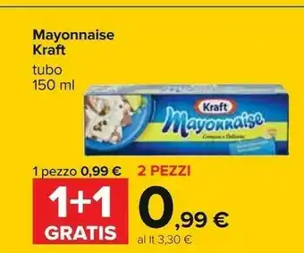 Carrefour Kraft Mayonnaise 150 G(ml) offerta