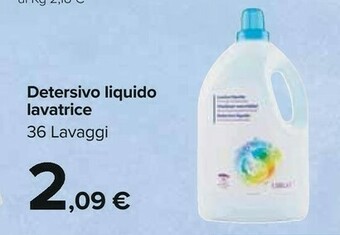 Carrefour Detersivo Liquido Lavatrice offerta