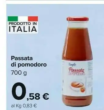 Carrefour Carrefour - Passata Classica Pomodoro Coltivato In Italia 700 G(ml) offerta