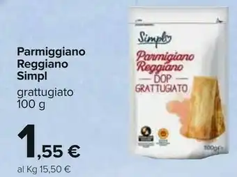 Carrefour Simply - Parmigiano Reggiano 100 G(ml) offerta