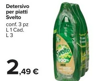 Carrefour Market Svelto Detersivo Per Piatti offerta