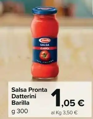 Carrefour Market Barilla Salsa Datterini 300 G(ml) offerta