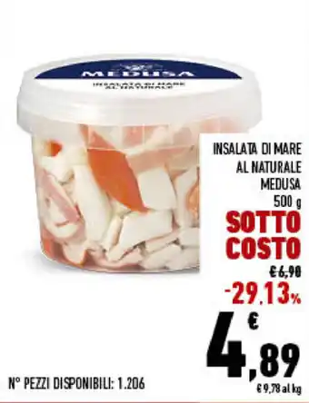 Conad City Medusa Insalata di Mare Al Naturale 500g offerta