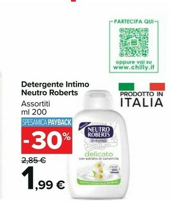 Carrefour Market Chilly Detergente Intimo offerta