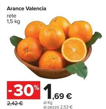 Carrefour Market Arance Valencia offerta
