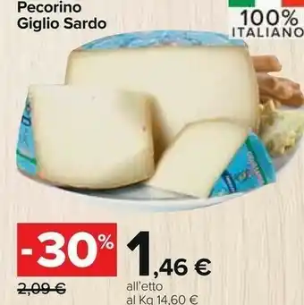 Carrefour Market Pecorino Giglio Sardo offerta