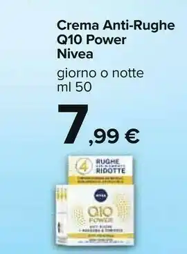 Nivea Q10 Power Anti-Wrinkle Crema Giorno Pelle Invecchiata, Pelle Sensibile 50 Ml