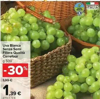 Carrefour Market Uva Bianca offerta