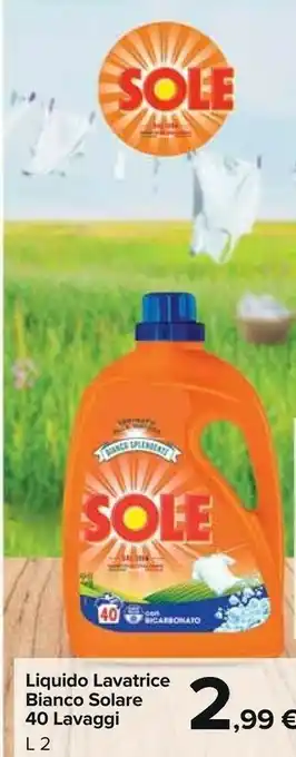 Carrefour Market Sole Detersivo Lavatrice offerta