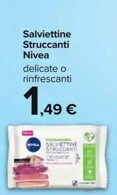 Carrefour Market Nivea Salviettine Struccanti offerta