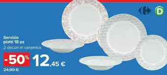 Carrefour Market Servizio Piatti offerta