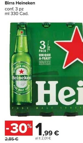 Carrefour Market Heineken Birra offerta