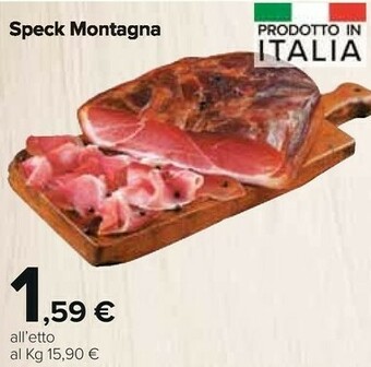 Carrefour Market Speck Montagna offerta