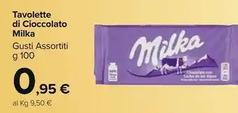 Carrefour Market Milka Cioccolato offerta